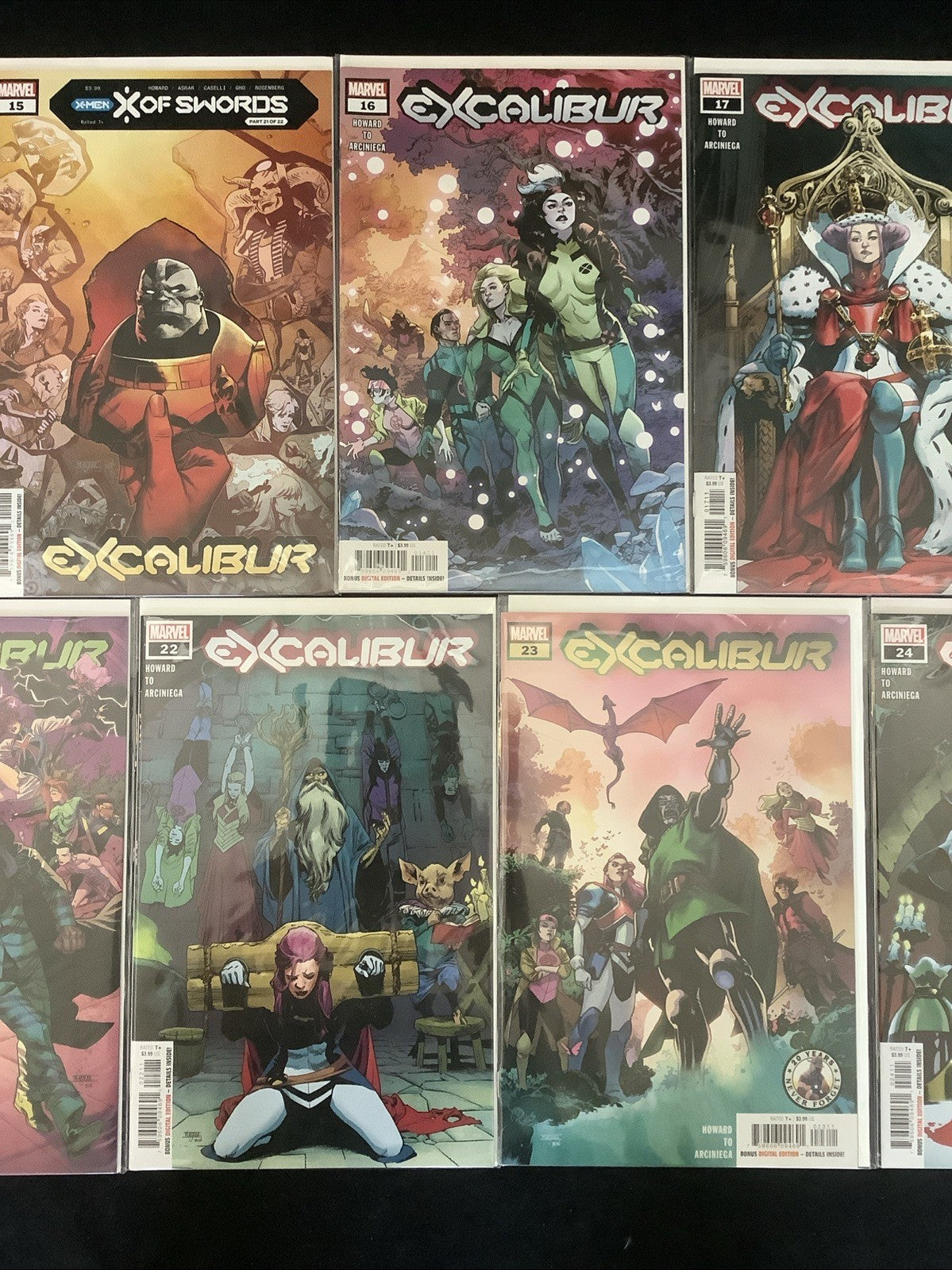 Excalibur #1-26 Complete Comic Series, Marvel, Tini Howard/Marcus To, 2019
