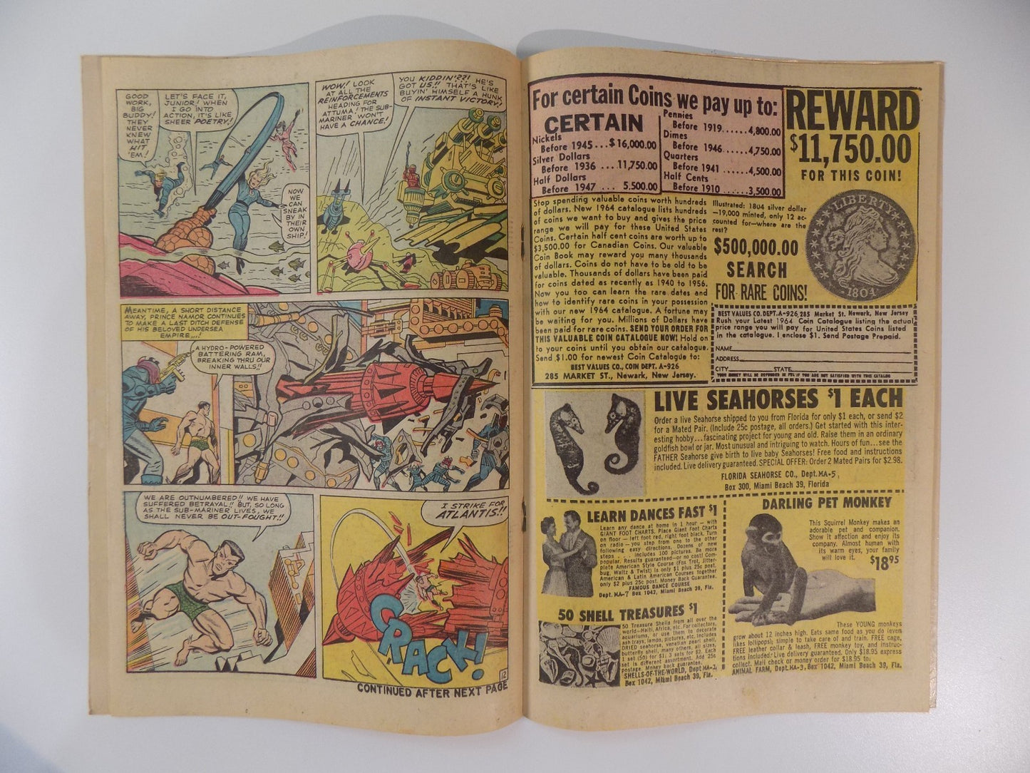 Fantastic Four #33 Marvel Comic December 1964 Fine-