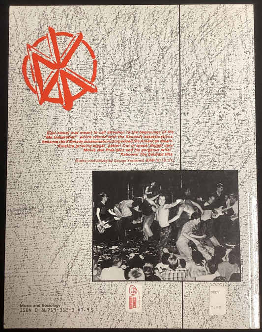 DEAD KENNEDYS THE UNAUTHORIZED VERSION By Marian Kester  - JD