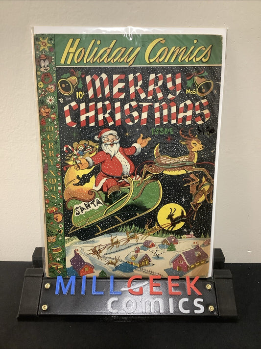 HOLIDAY COMICS #5 (January 1951) L.B. Cole Christmas Classic - 5.5 (Fine Minus)