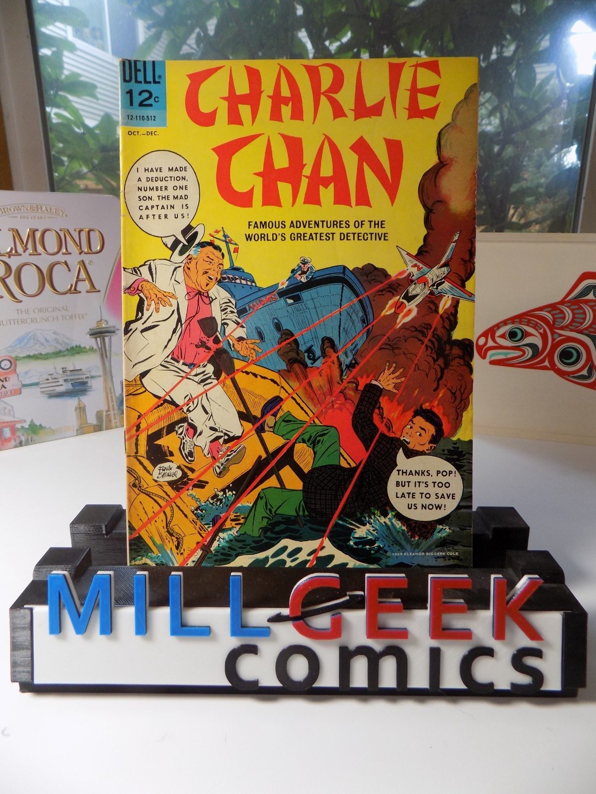 Charlie Chan #1 Dell Comic Oct-Dec 1965 Very Fine-