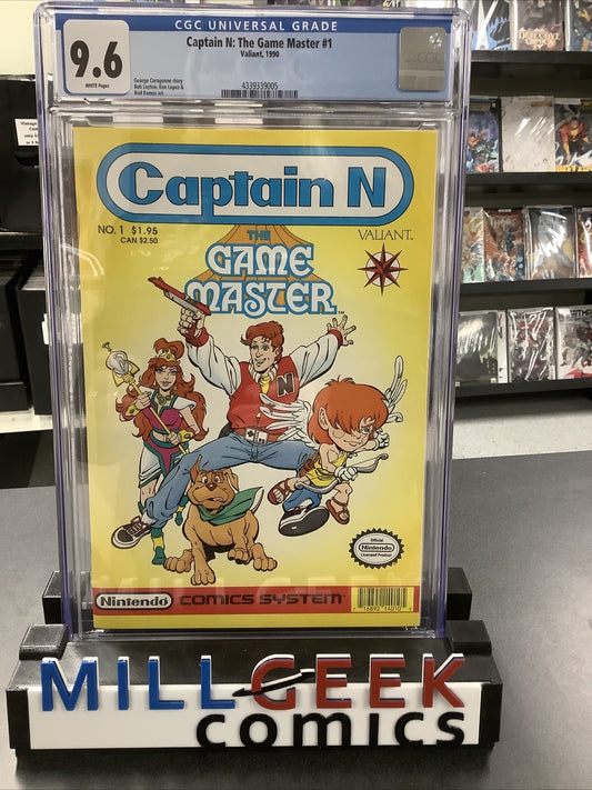 Captain N: The Game Master # 1 NINTENDO - Valiant Comics 1990 - CGC 9.6