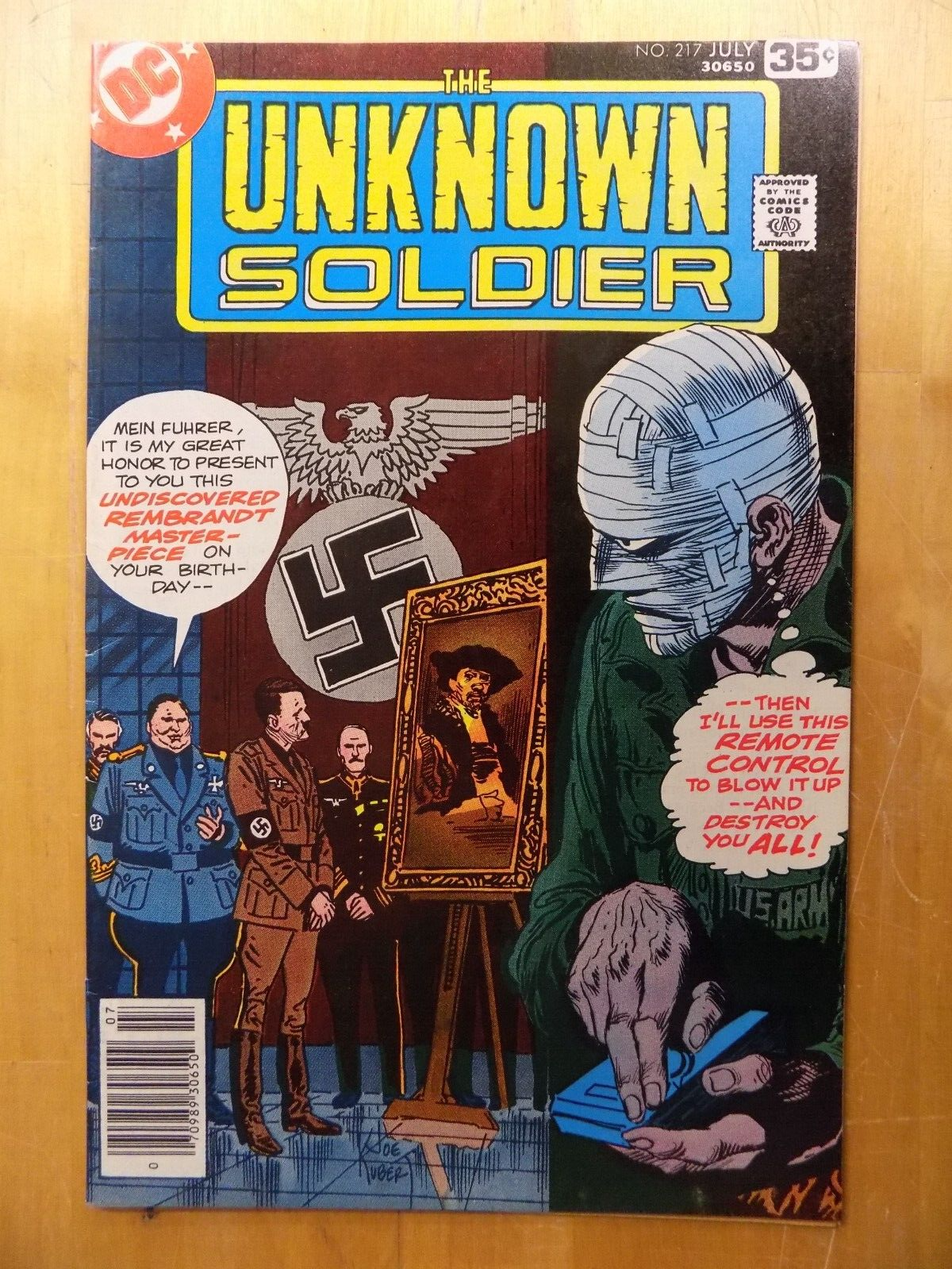 Unknown Soldier #212-221 DC Comics All Fine+ or Better Joe Kubert