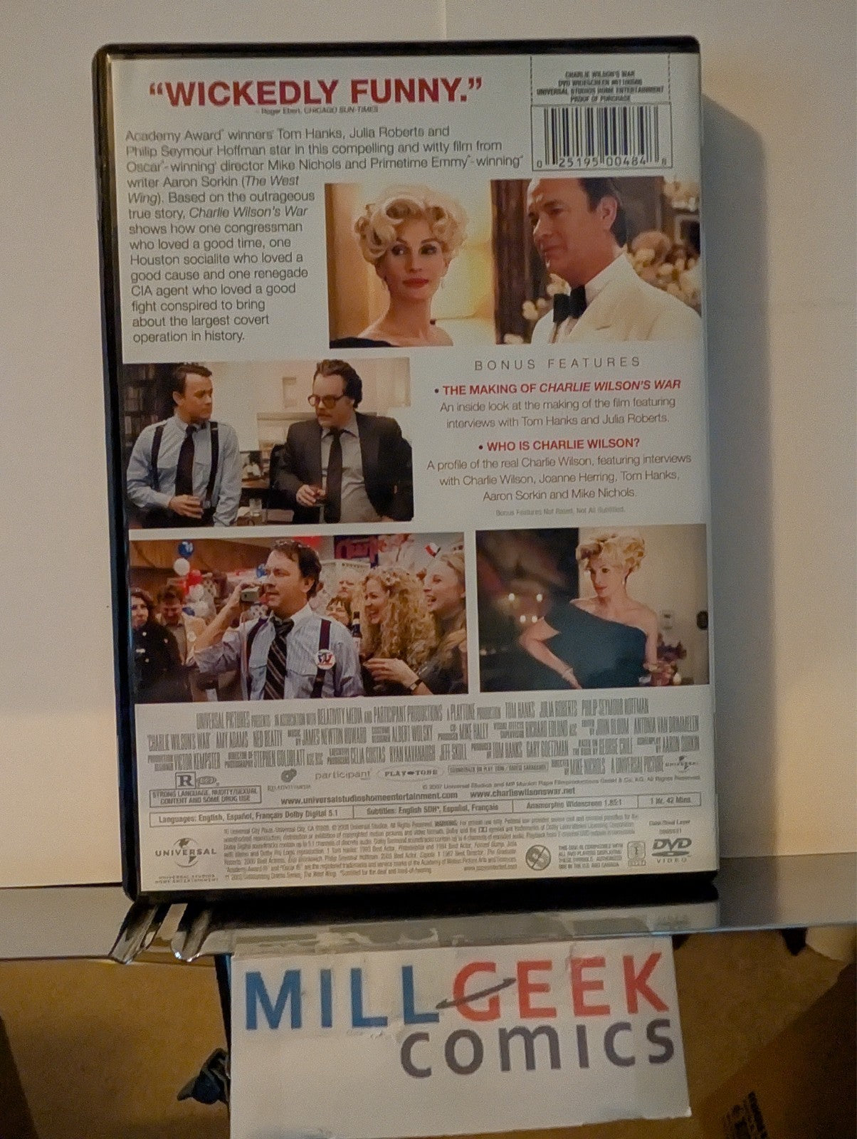 Charlie Wilson's War / Miracle Mile OOP, 2 Movie Set (DVD) Like New -JD