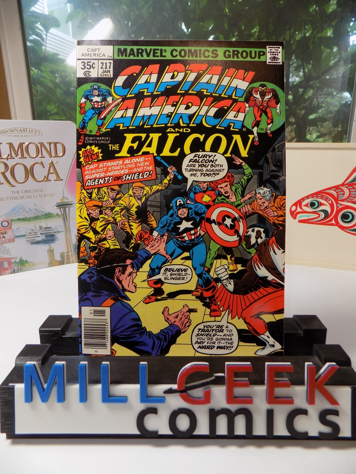 Captain America #217 Marvel Comic January 1978 Near Mint-