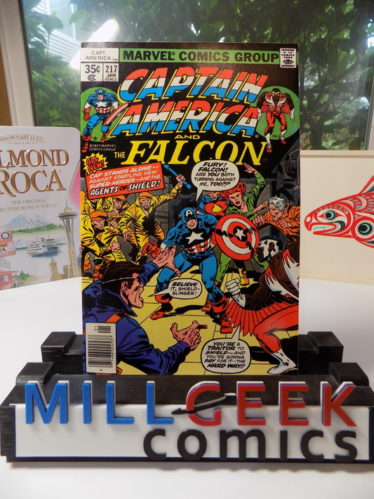 Captain America #217 Marvel Comic January 1978 Near Mint-