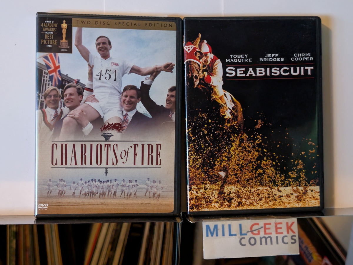Chariots of Fire / Seabiscuit, 2 Award Winning Films (DVD) -JD