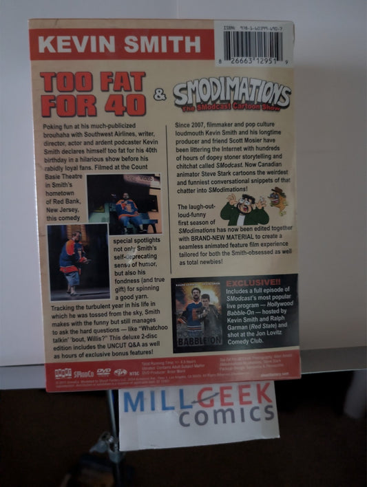 Kevin Smith: Too Fat for 40, Smodimations, Hollywood Babble-On (DVD) Like New-JD