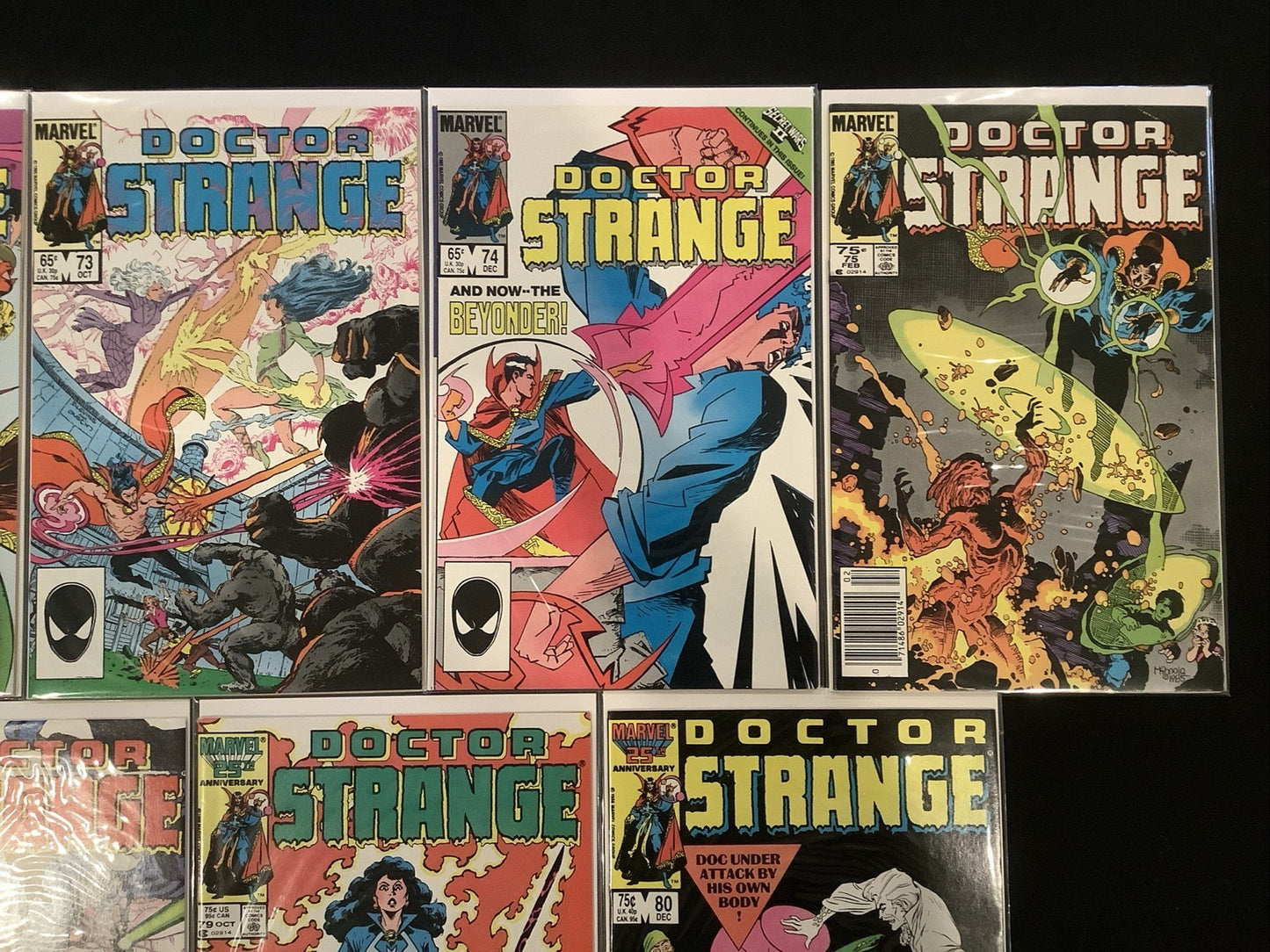 Doctor Strange #60-80 Comic Lot, Marvel, Peter B. Gillis, 1st Team Up With Blade