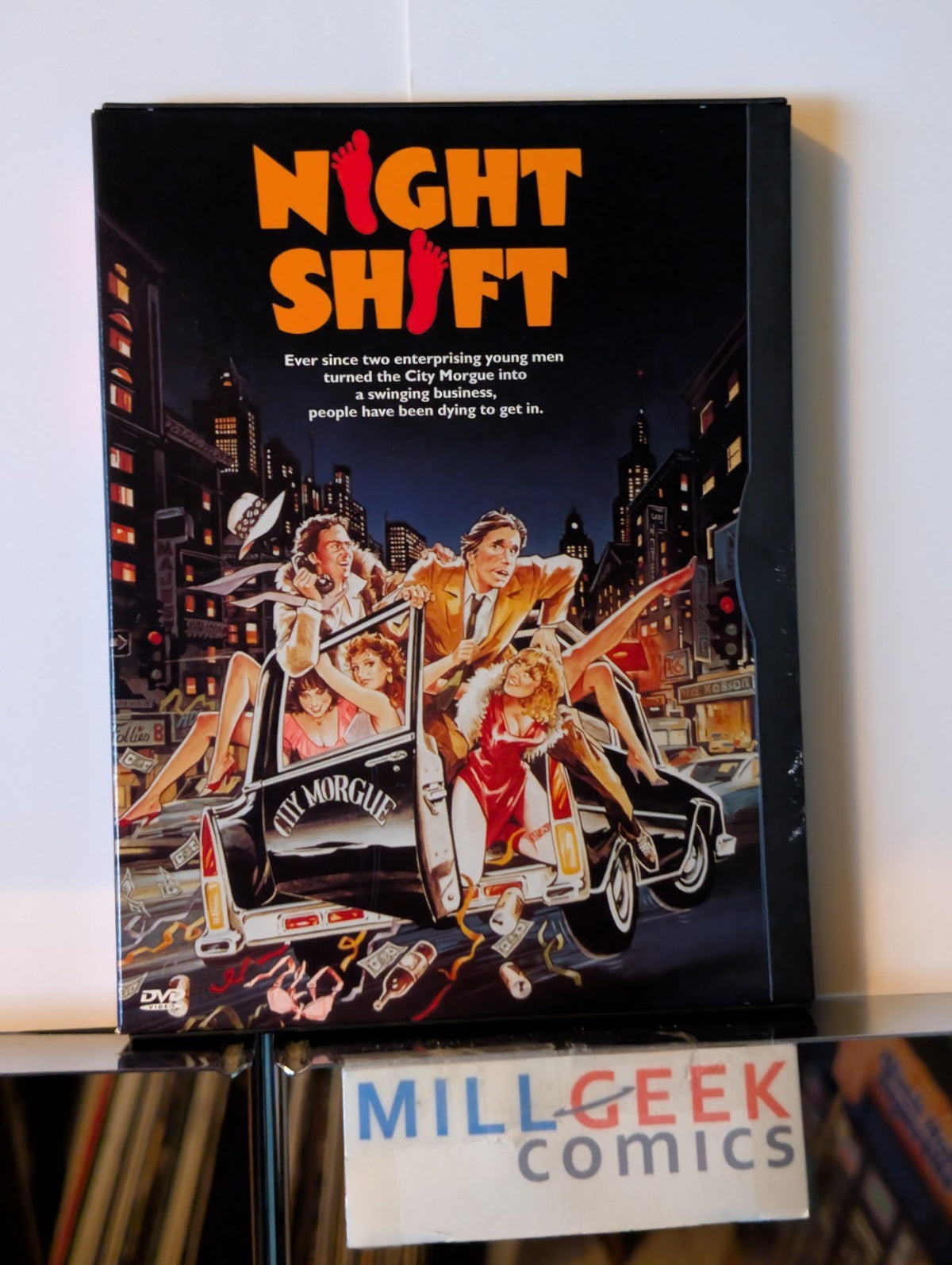 Scrooged / Night Shift, Bill Murray & Michael Keaton, 2 Comedy Movies (DVD) -JD