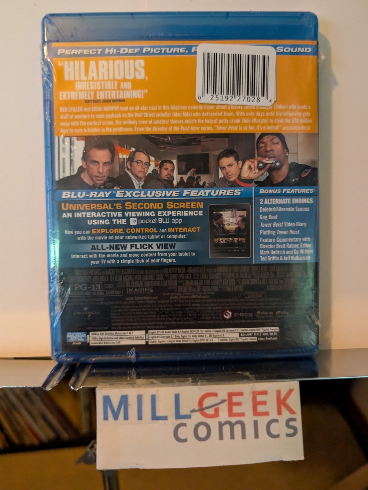 Tower Heist - Ben Stiller & Eddie Murphy (Blu-ray) -JD
