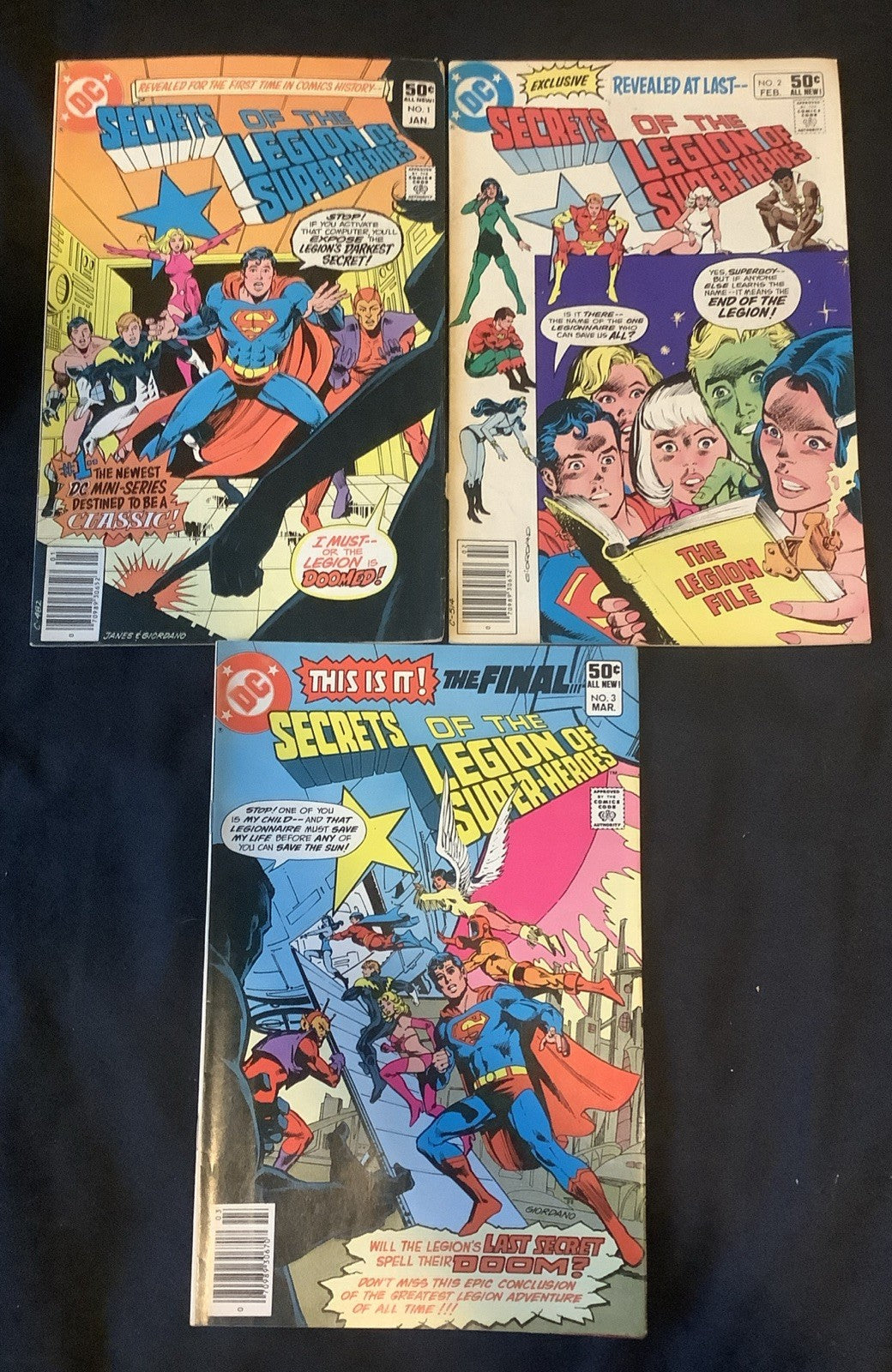 Legion of Super-Heroes #261-313 + Annuals #1-2 + Secrets #1-3 Comic Lot, Conway