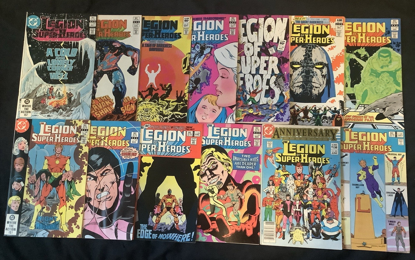 Legion of Super-Heroes #261-313 + Annuals #1-2 + Secrets #1-3 Comic Lot, Conway