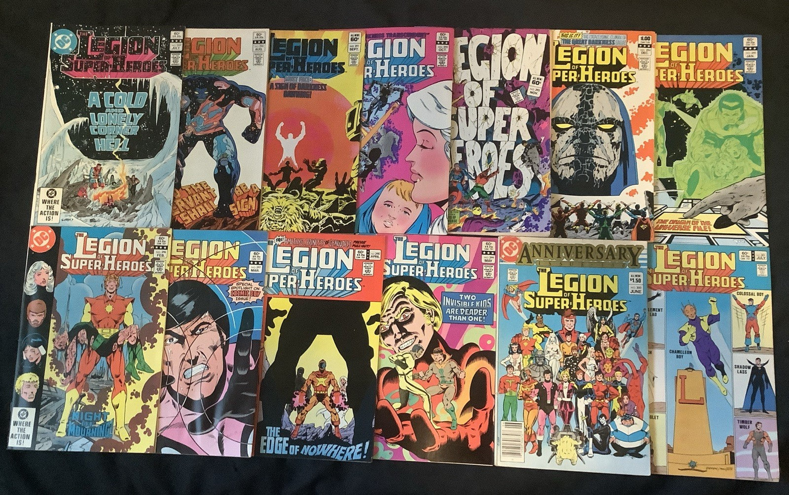 Legion of Super-Heroes #261-313 + Annuals #1-2 + Secrets #1-3 Comic Lot, Conway