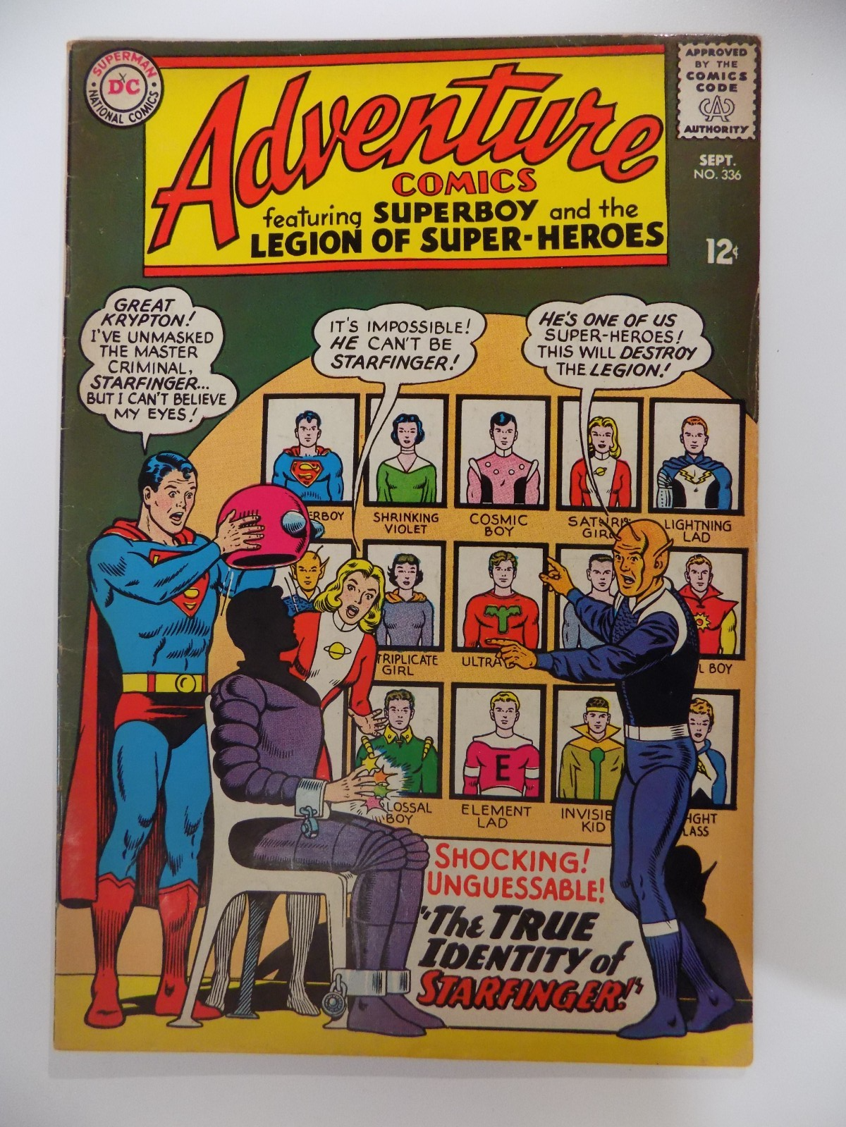 Adventure Comics #336 DC Comics Fine+ September 1965