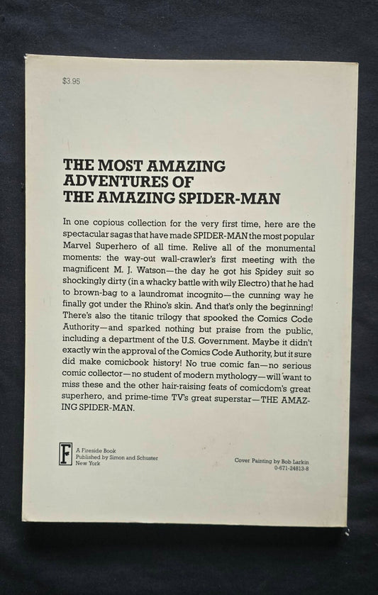 The Amazing Spider-Man By Stan Lee (1st Ed Fireside PB 1979)