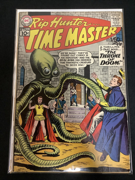 Rip Hunter...Time Master #3 (DC 1961) 4.0 (VG) See Photos For Graders Notes