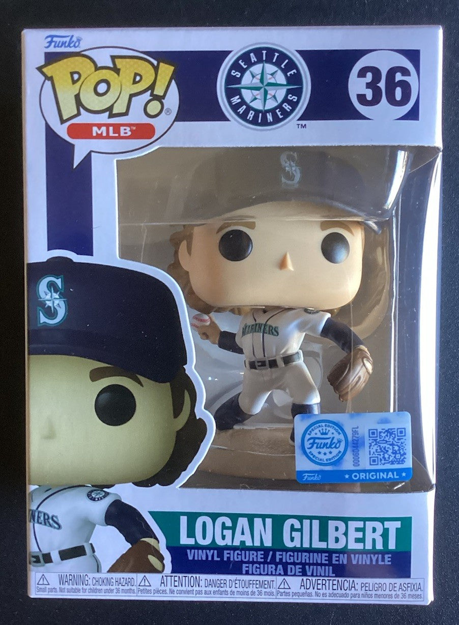 2025 Logan Gilbert Seattle Mariners Funko Pop SGA 9/8/25 T-Mobile Park Brand New