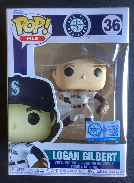 2025 Logan Gilbert Seattle Mariners Funko Pop SGA 9/8/25 T-Mobile Park Brand New