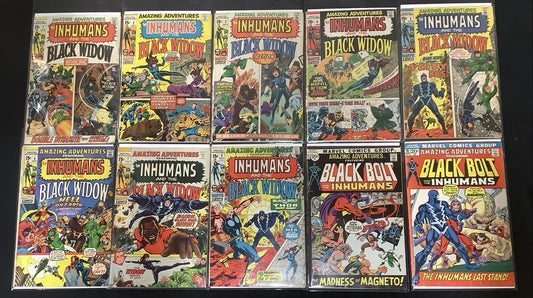 Amazing Adventures #1-17 Comic Lot (1-4,6,8 Almost Detached/Spine Splits)