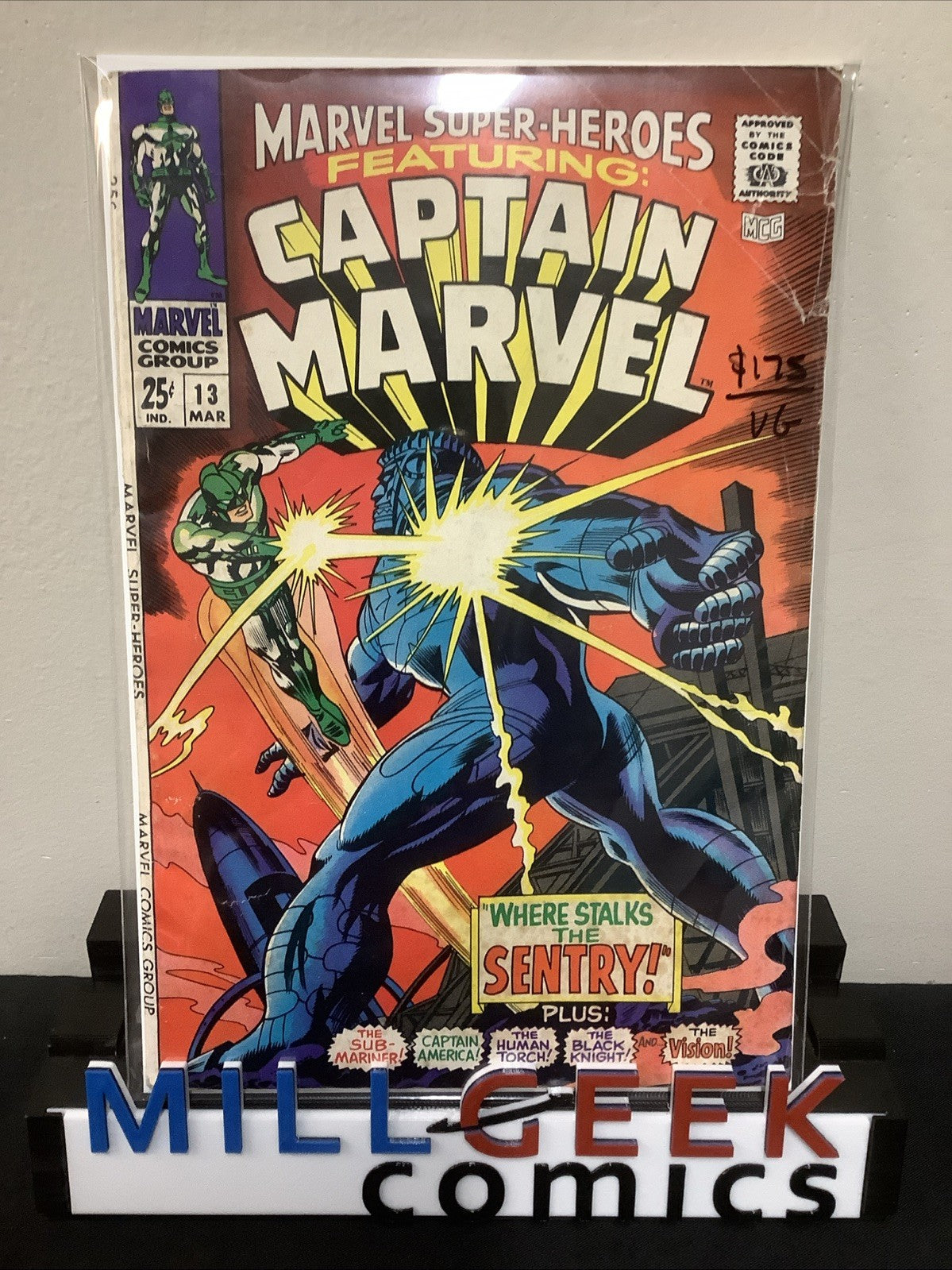 Marvel Super-Heroes #13 (1968) VG (4.0) See Description, 1st App Carol Danvers