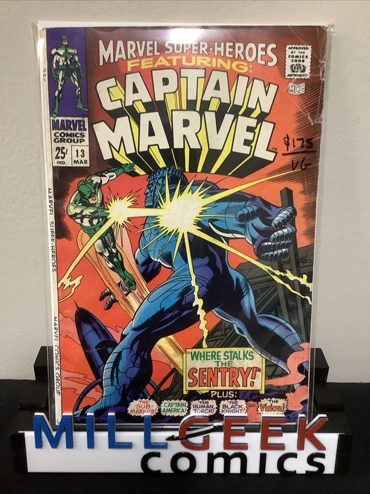 Marvel Super-Heroes #13 (1968) VG (4.0) See Description, 1st App Carol Danvers