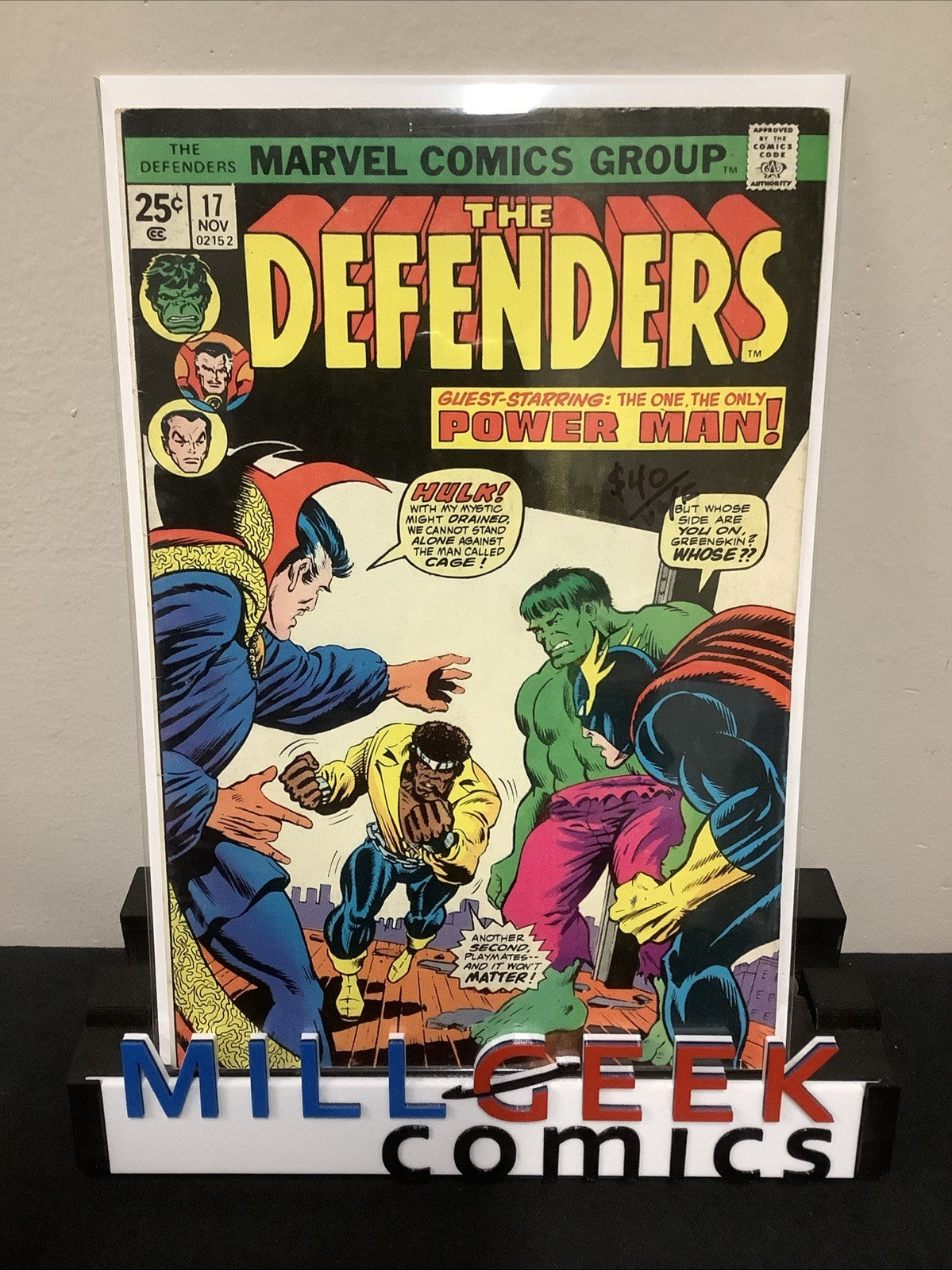 The Defenders #17 (Marvel Comics November 1974) VG/F (5.0) Len Wein/Sal Buscema
