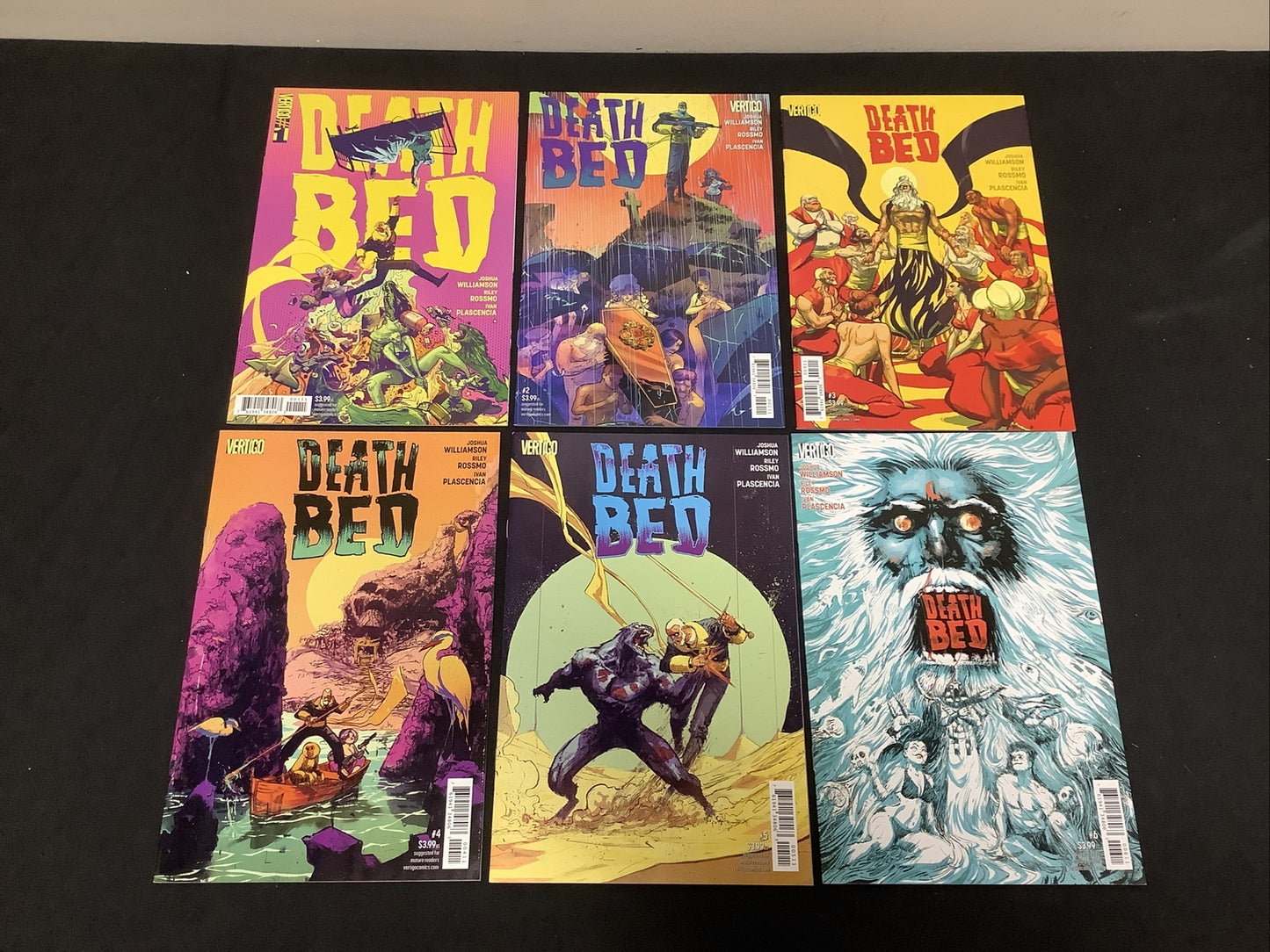 DEATH BED Complete Limited Comic Book Series 1-6, Joshua Williamson