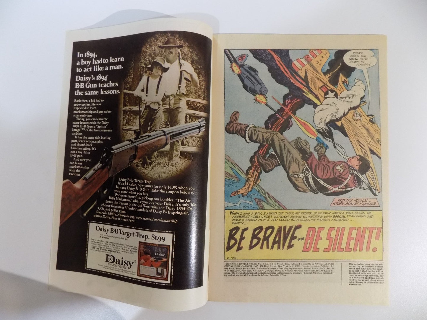 Four-Star Battle Tales #1 DC Comic Near Mint- March 1973