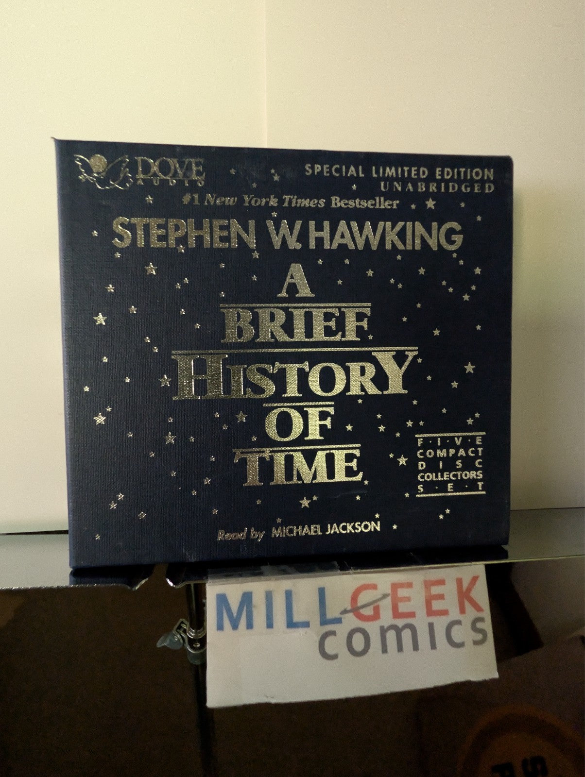Stephen Hawking "A Brief History of Time", Michael Jackson, Limited Ed 5 CDs -JD