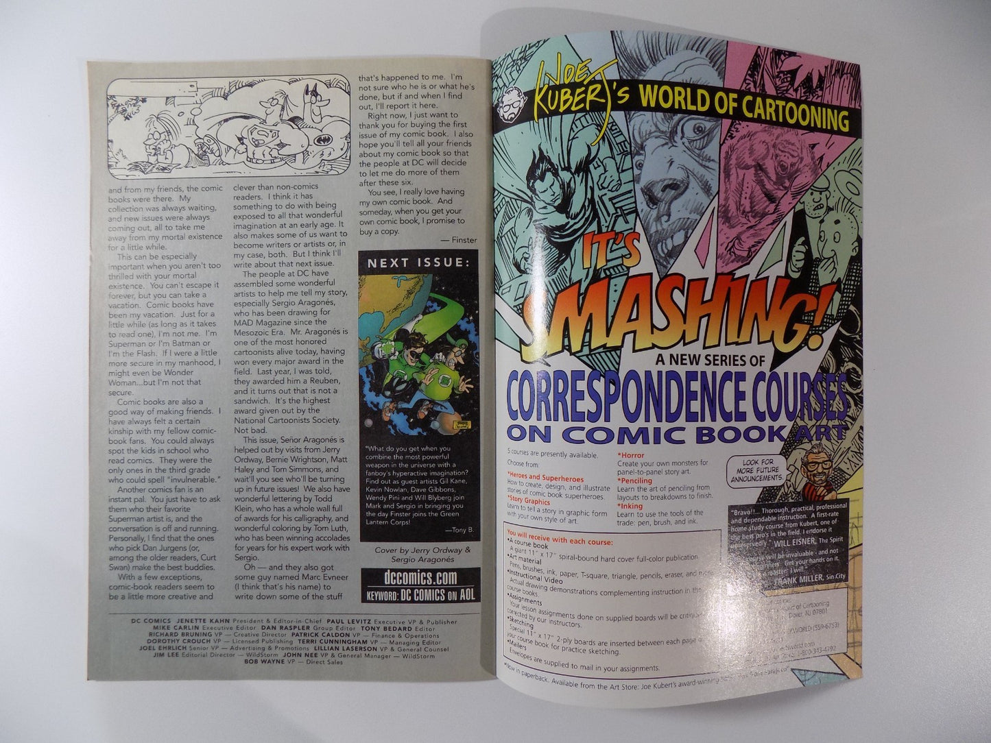 Fanboy #1 DC Comic Signed by Haley & Evanier March 1999 NM-