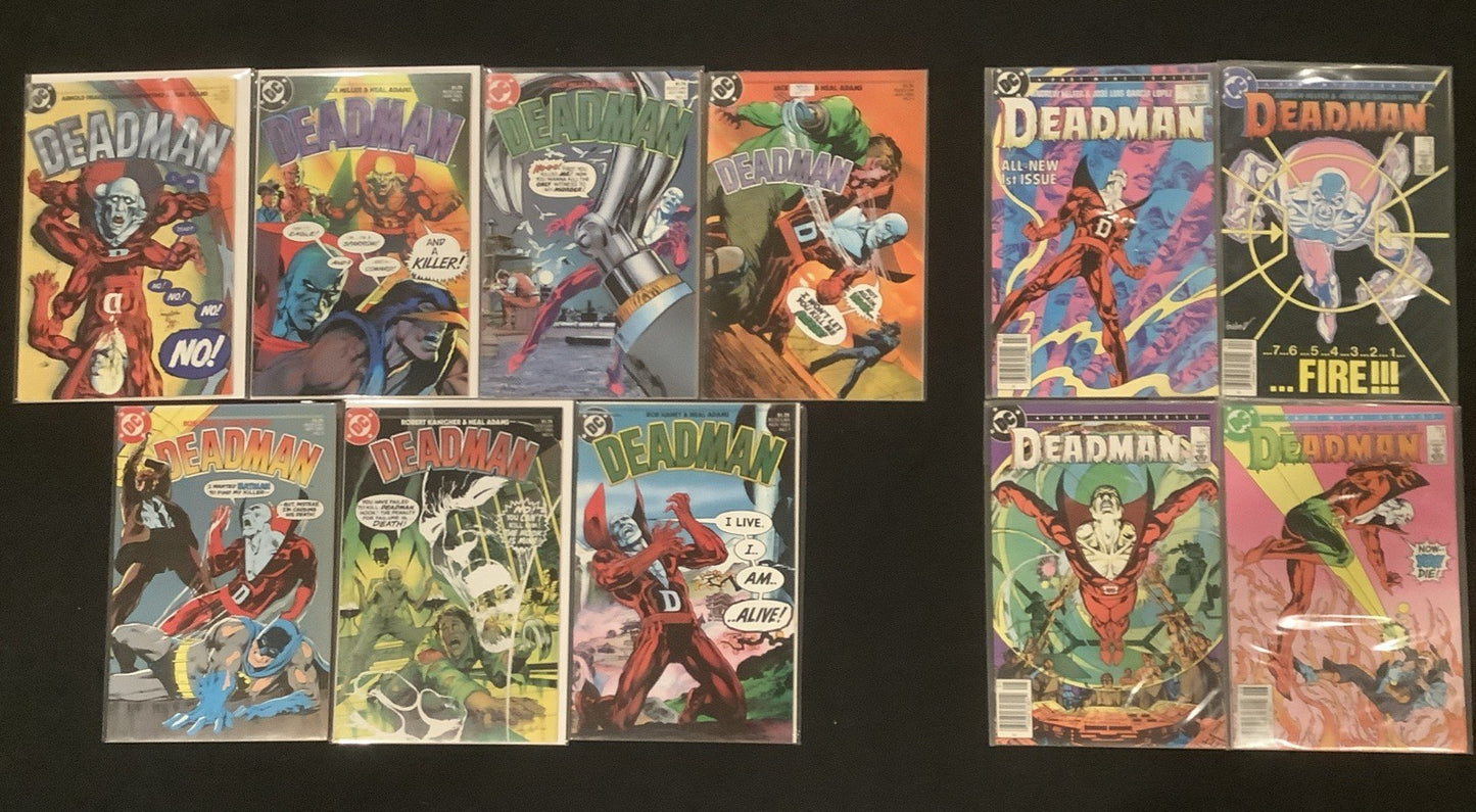 Deadman Comic Bundle: Vol 1 #1-7, Vol 2 #1-4, 11 Comic Total, Neal Adams