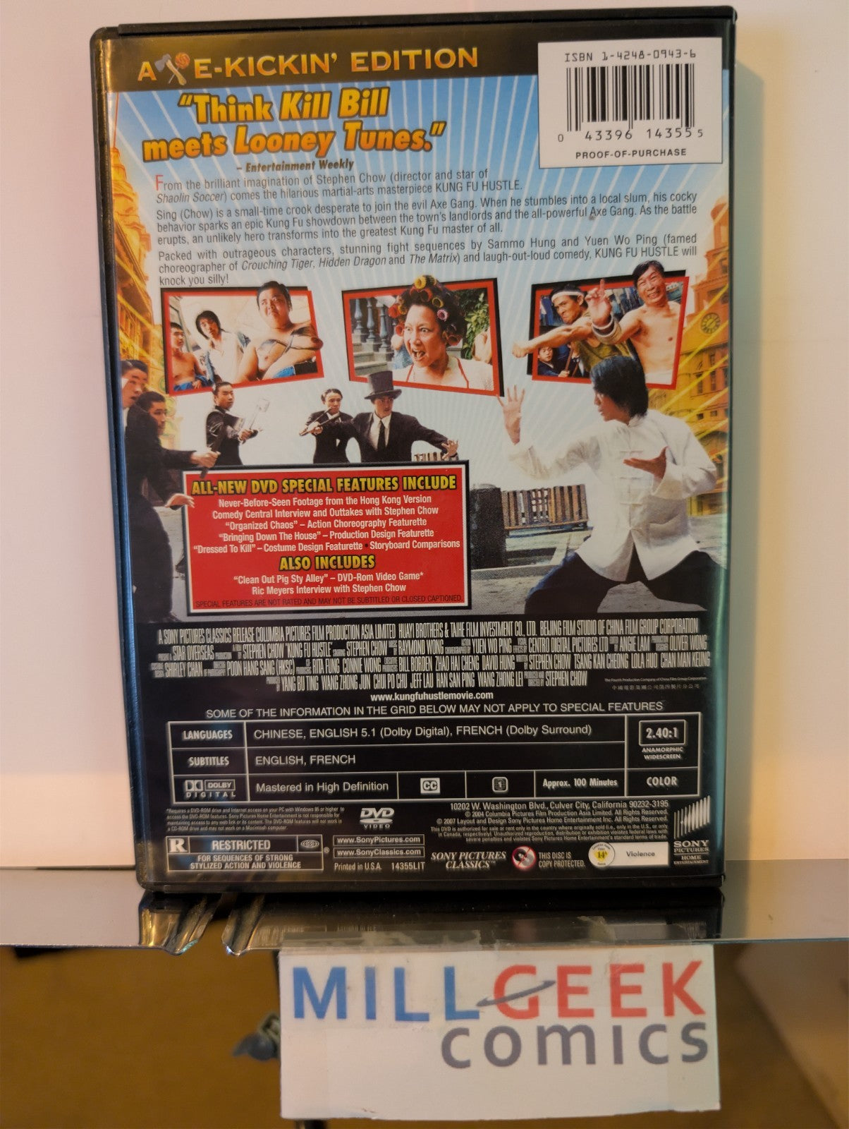 Spaceballs / Kung Fu Hustle, 2 Comedy Movie Set (DVD) -JD