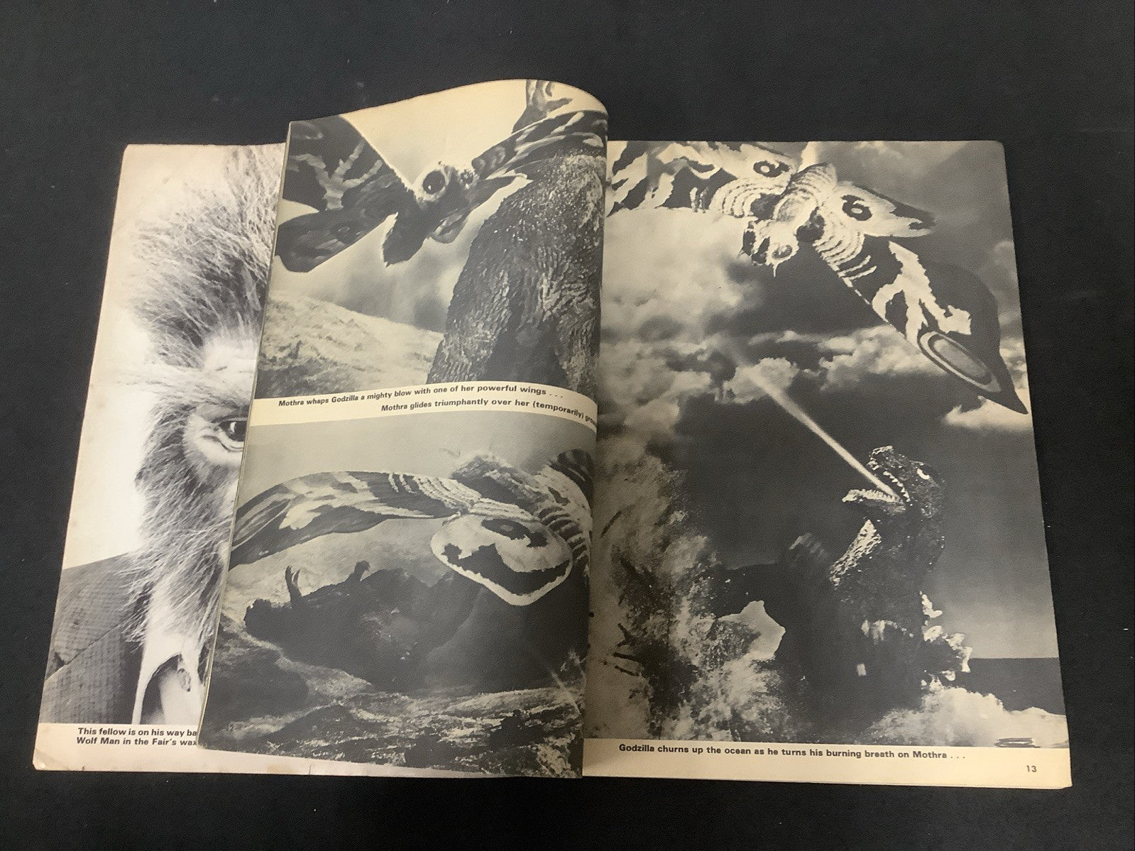 MONSTER WORLD #2 (January 1965) VG- (3.5) 3” Spine Split, The Munsters, B&W