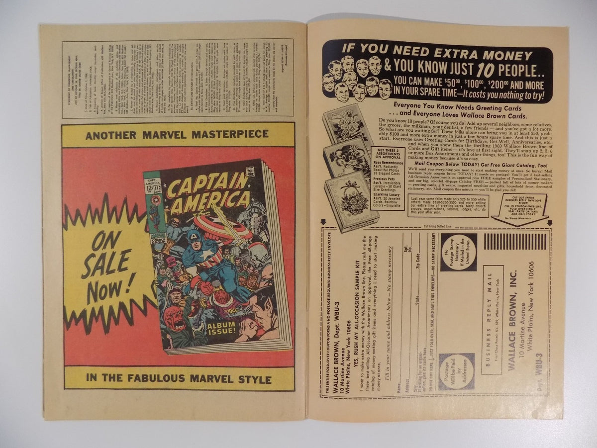 Fantastic Four #85 Marvel Comic April 1969 Fine-