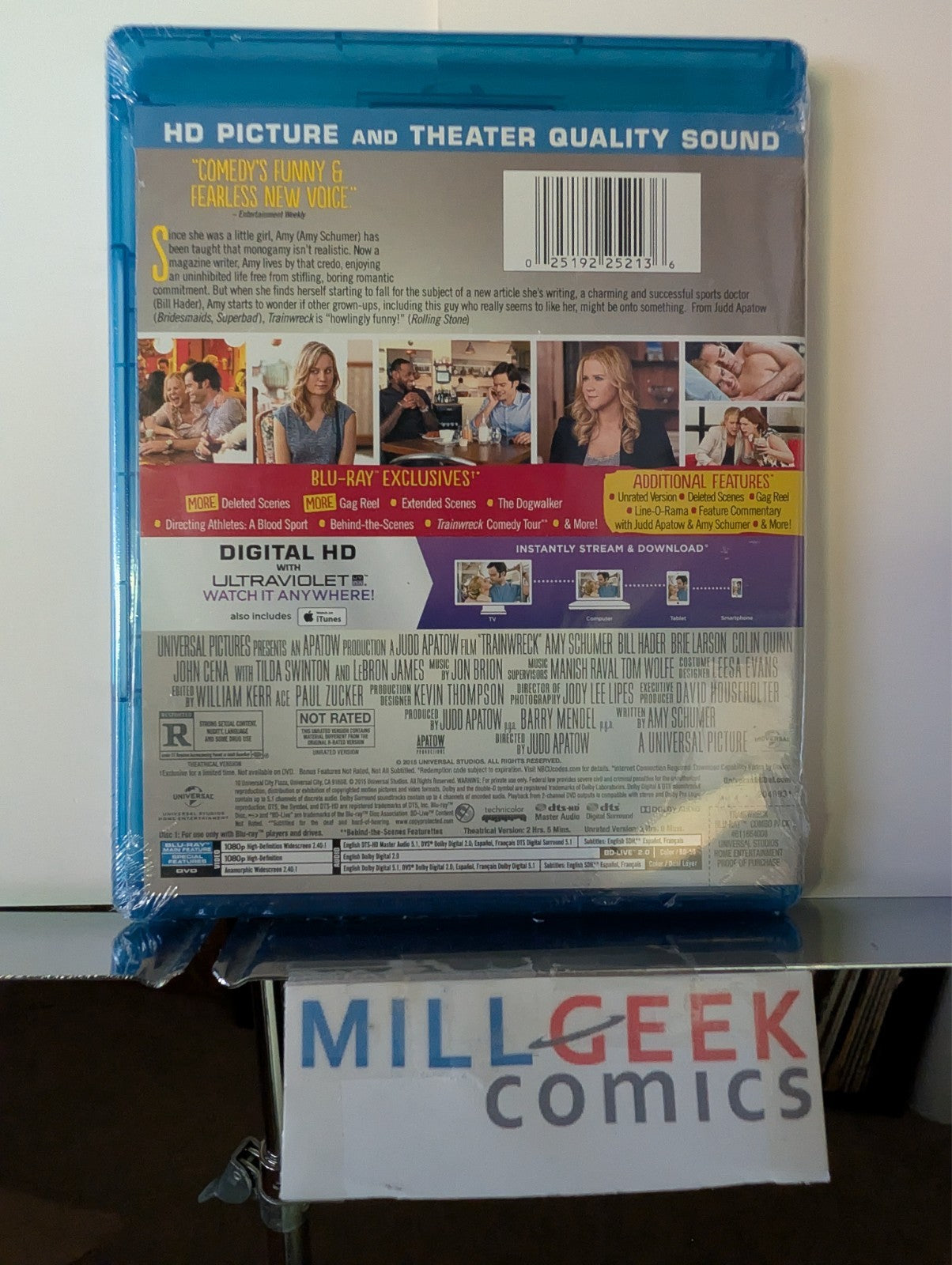 Trainwreck / The House Bunny / Snatched, 3 Comedy Movie Set (Blu-ray) -JD