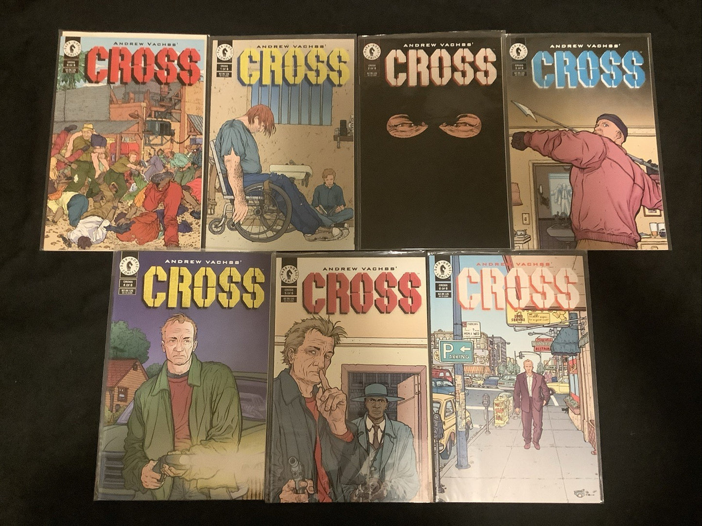 Cross #0-6 Complete Comic Series, Dark Horse Comics, Andrew Vachss