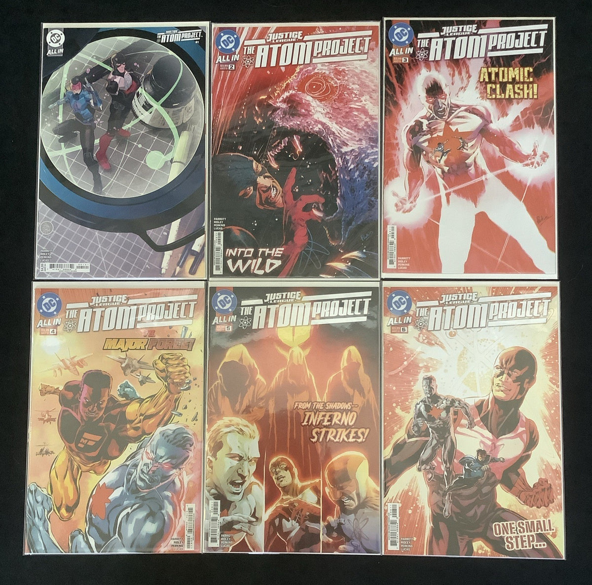 Justice League: the Atom Project #1-6 Complete Comic Set, DC Comics, Dan Mora