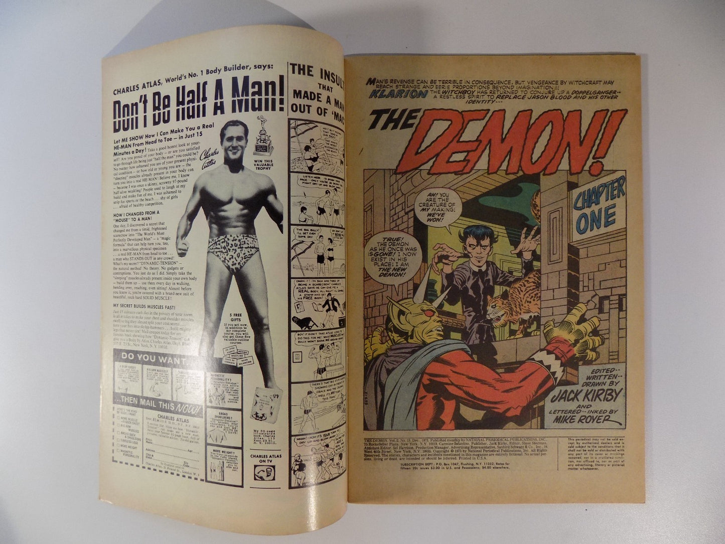 Demon #15 DC Comic December 1973 Very Fine