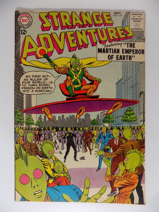Strange Adventures #152 DC Comic May 1963 Fine+