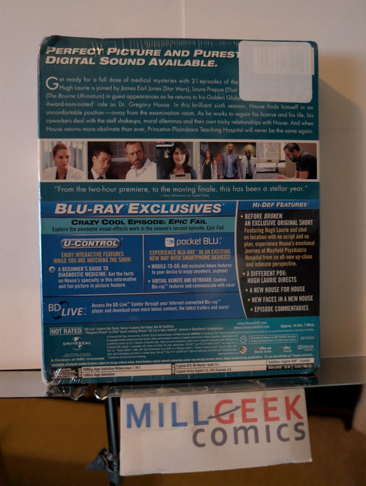 House M.D., Season Six (Blu-Ray) Brand New -JD