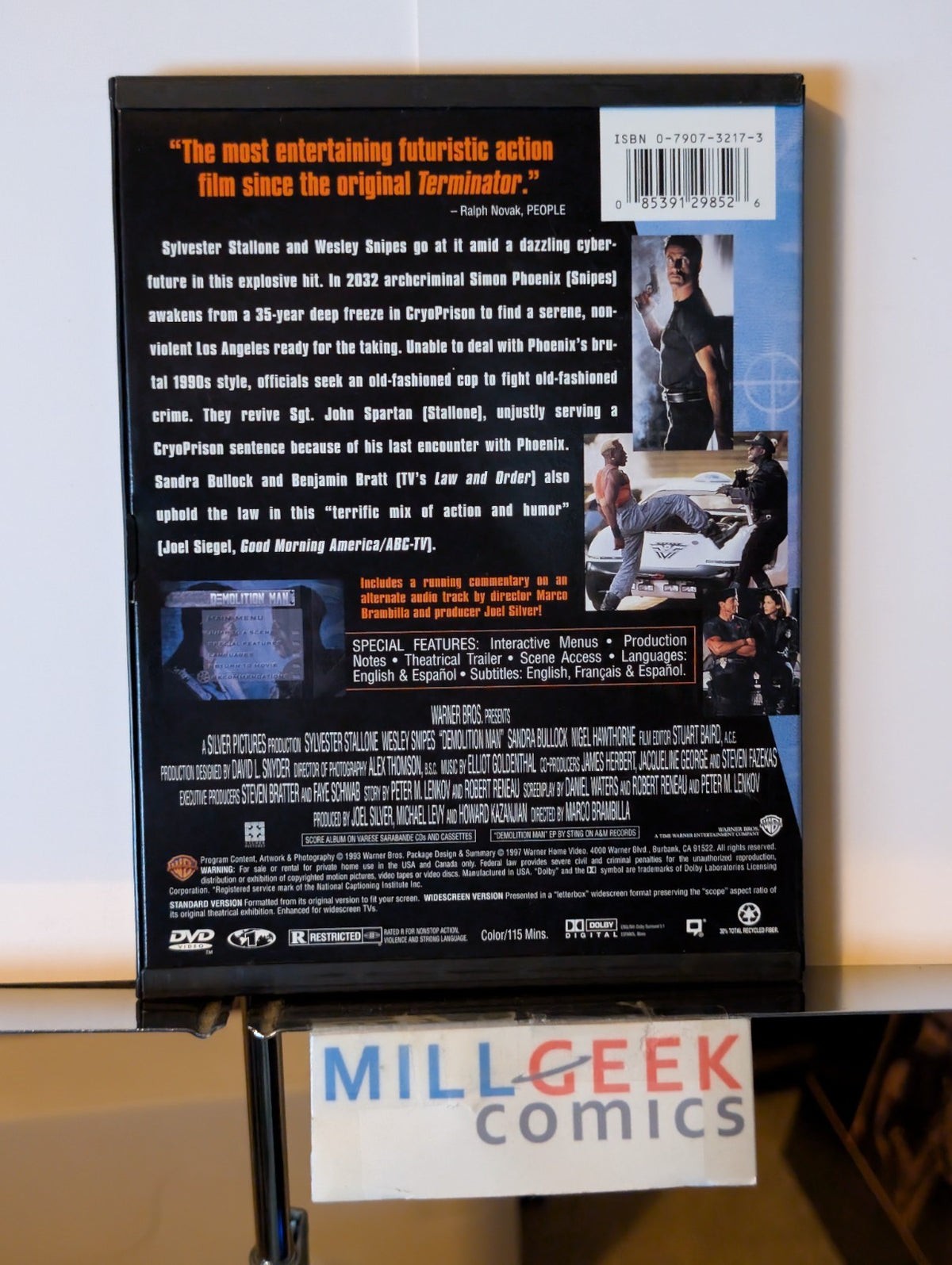 Dark City / Demolition Man, 2 Dystopian Movie Set (DVD) -JD