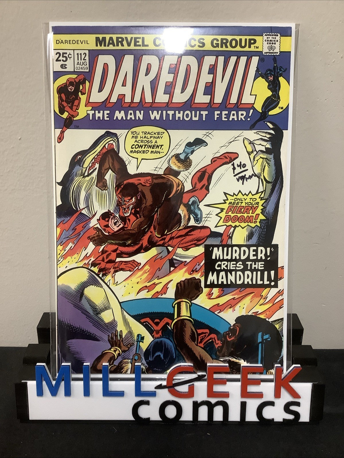 Daredevil #112 (Marvel Comics August 1974) VF/NM (9.0) Gene Colan/Steve Gerber