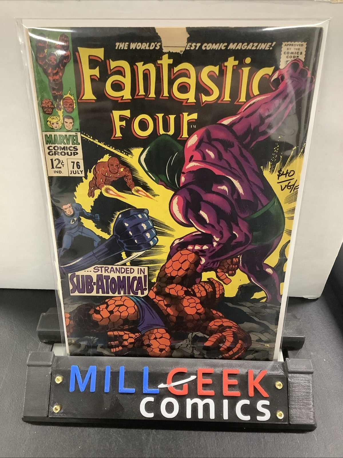 Fantastic Four #76 (Marvel Comics July 1968) VG/F (5.0) Stan Lee/Jack Kirby