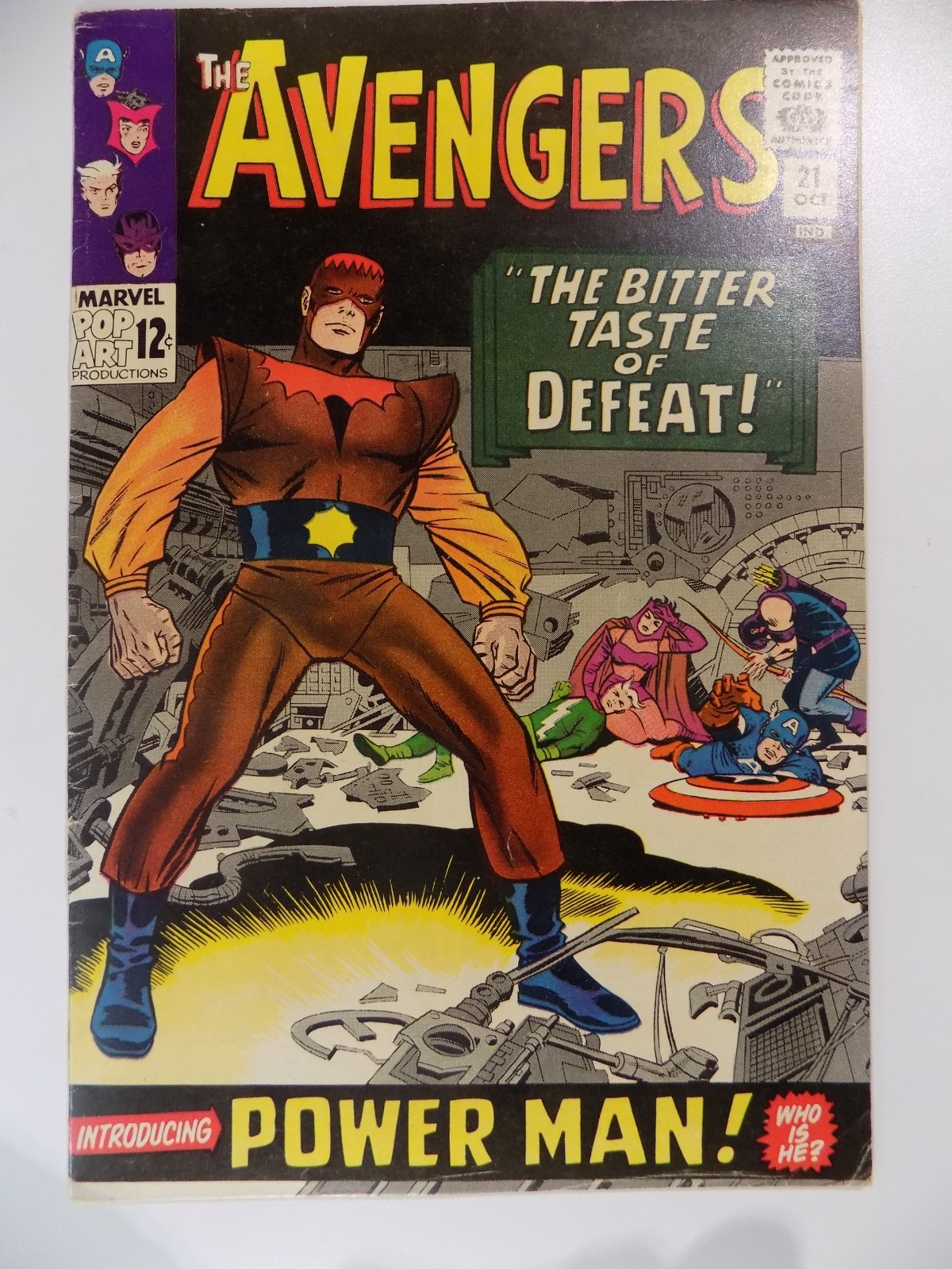 Avengers #21 Marvel Comic October 1965 Fine+