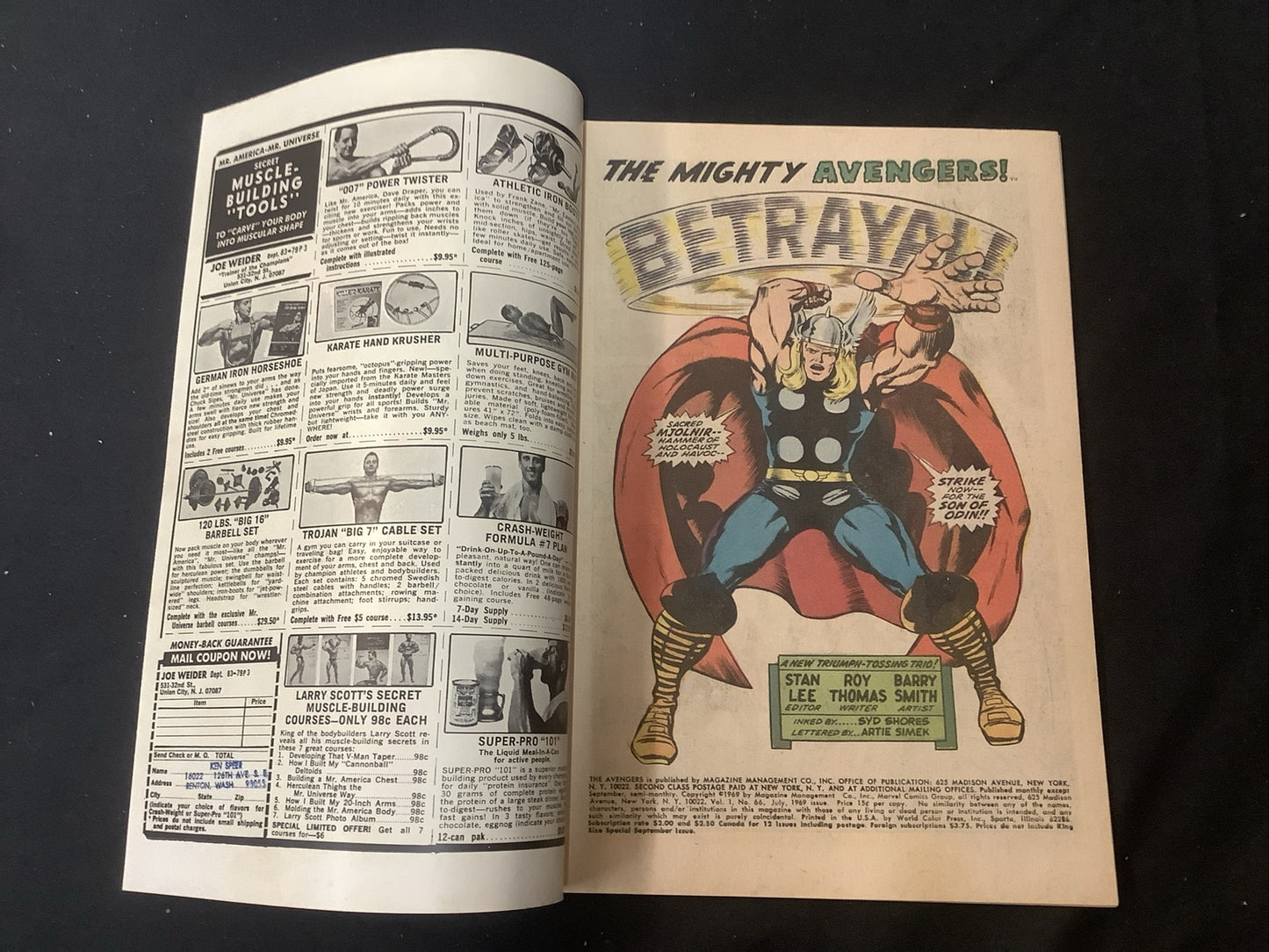 Avengers #66 (1969) VF (8.0) 1st Appearance of Ultron-6, 1st Mention Adamantium