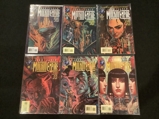 John Jakes' Mullkon Empire #1-6 Complete Comic Set, BIG Entertainment, 1995