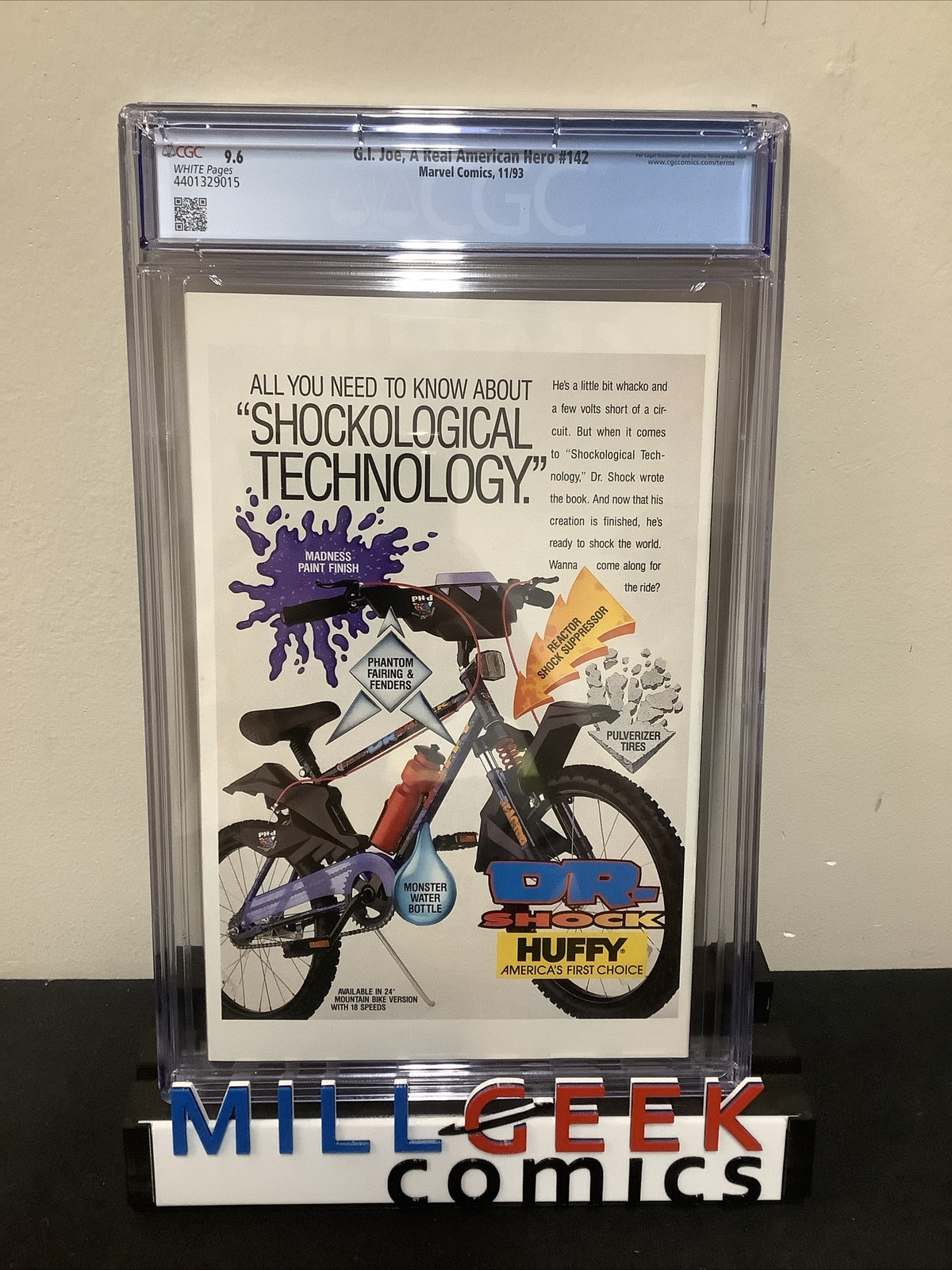 G.I. Joe, A Real American Hero #142, CGC Graded 9.6, White Pages, Larry Hama