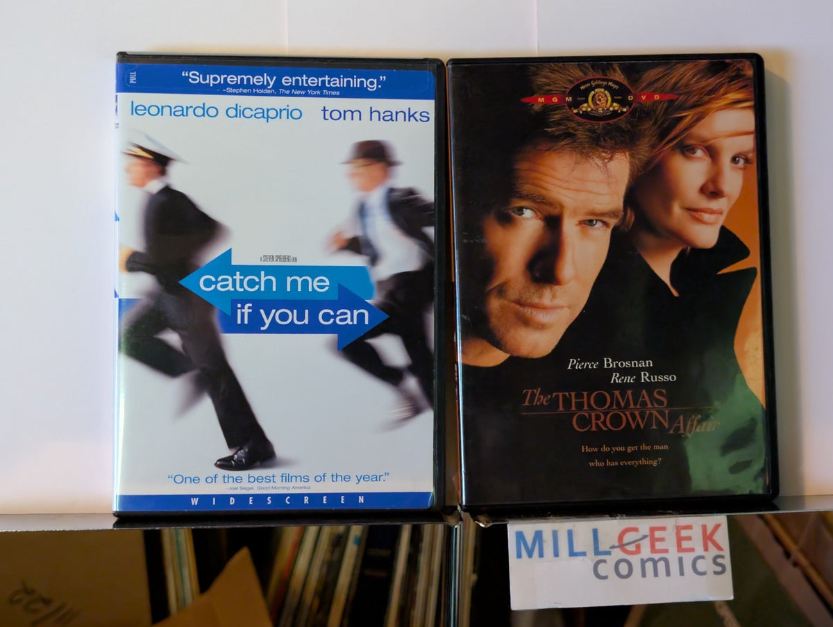 Catch Me If You Can / The Thomas Crown Affair, 2 Caper Movies (DVD) -JD