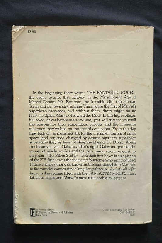 THE FANTASTIC FOUR by Stan Lee (1st Print, 1979) Fireside!